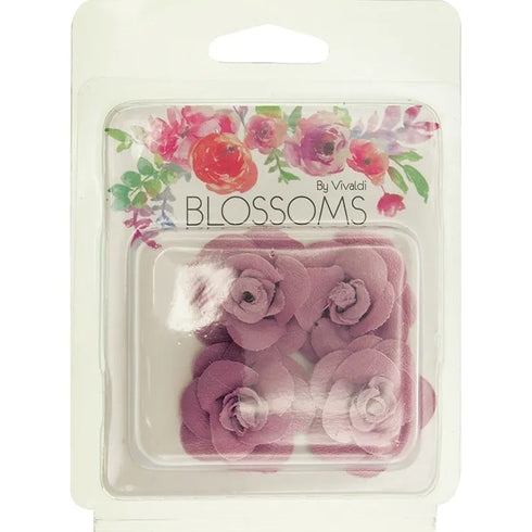 3cm Fabric Rose Flowers (available in 3 colours)